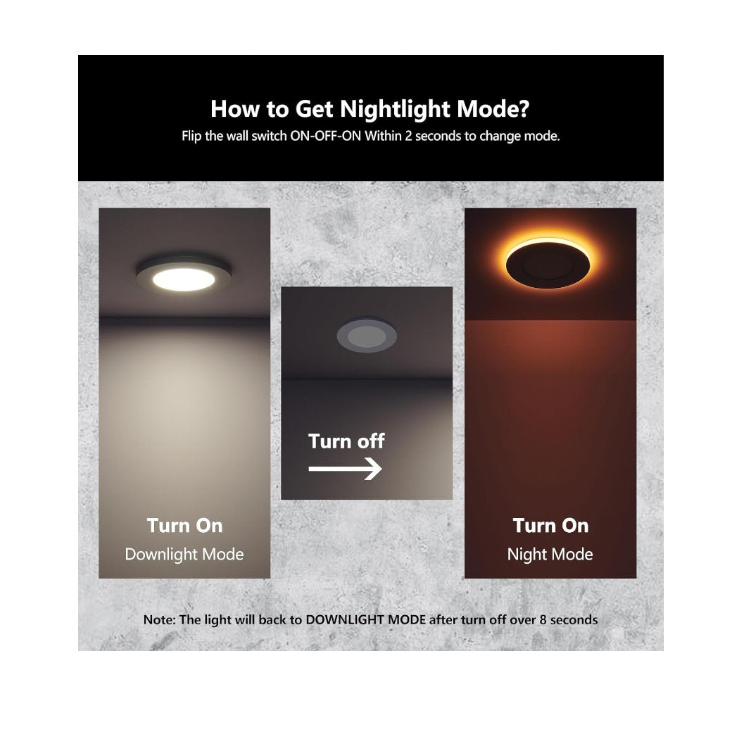4Inch Slim Panel with Night Light - Light52