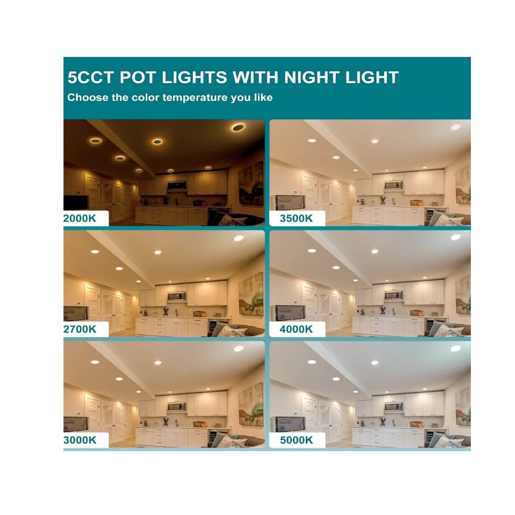 4Inch Slim Panel with Night Light - Light52