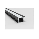15.9mm Shallow Linear Channels with Lip diffuse covers - Light52 - LED Lighting Electrical Suppliers