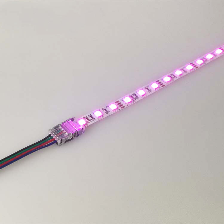 LED Strip to wire Hippo Connectors 4Pin - Light52.com