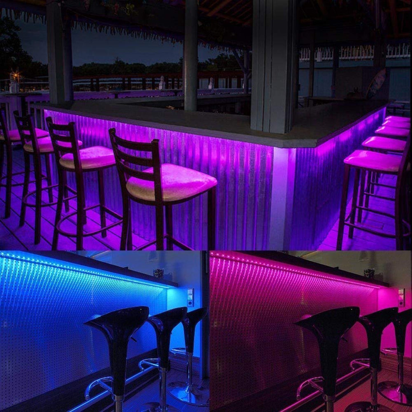 2x5Meter RGB LED Strip W/44Key IR Remote IP20 - Light52.com