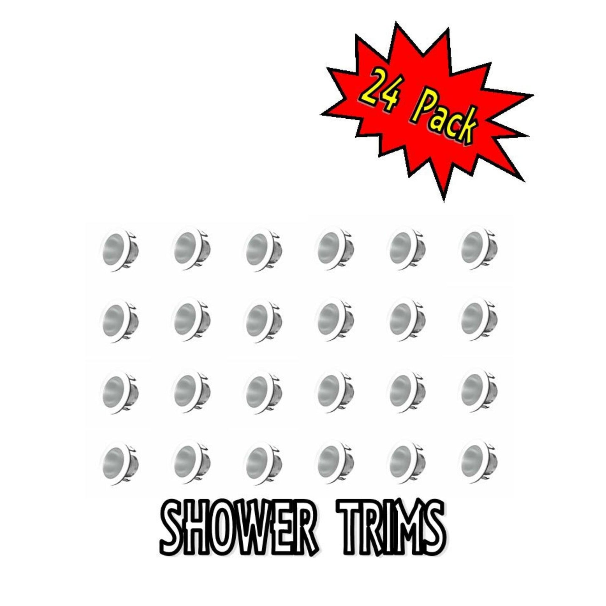 4Inch Shower Trim White 24Pack - Light52.com