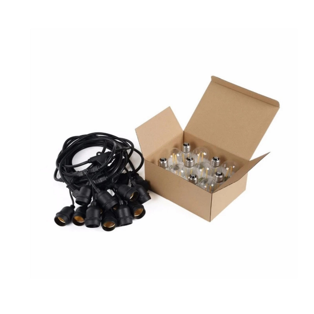 LED String Light Vintage 49ft 15Bulbs 2Watt S14 Light52.com g40/s14 led solar string lights led string lights edison bulb string lights outdoor costco lights string string light bulbs home depot string lights string lights home depot 20 ft. led s14 string lights 48 ft 24 bulb string lights