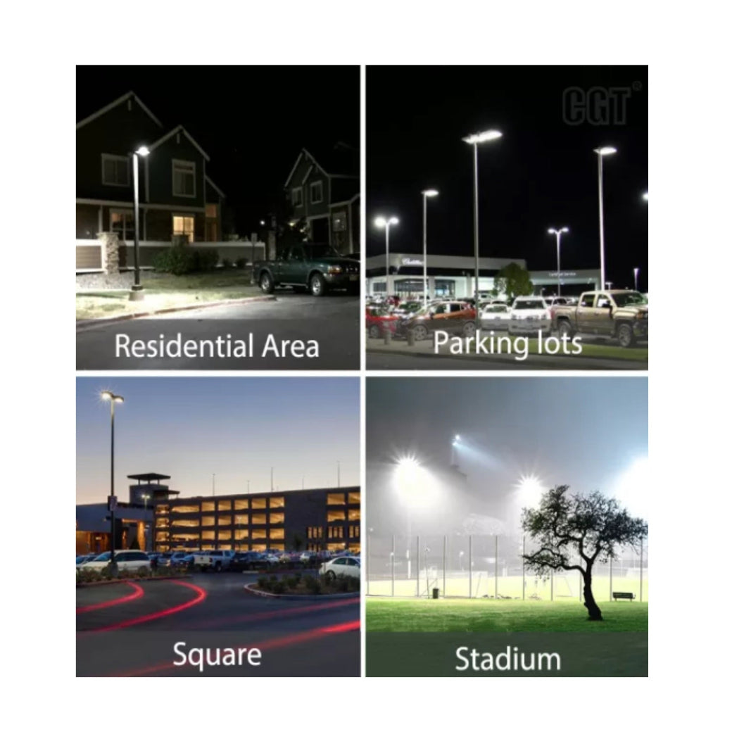 Flood Light U Bracket Photocell Dusk~Dawn 150W LED - Light52.com
