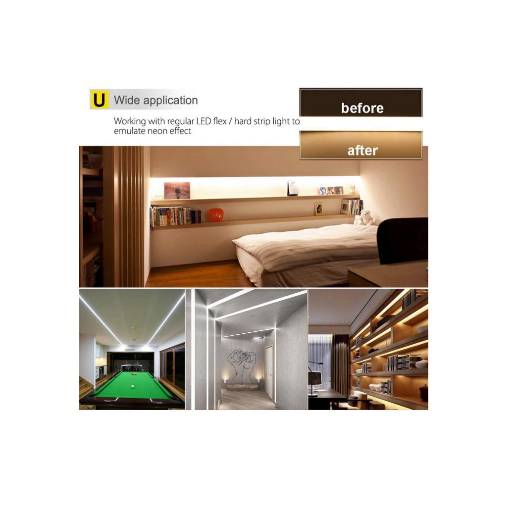 Corner Linear Channels with diffuse covers - Light52 - LED Lighting Electrical Suppliers