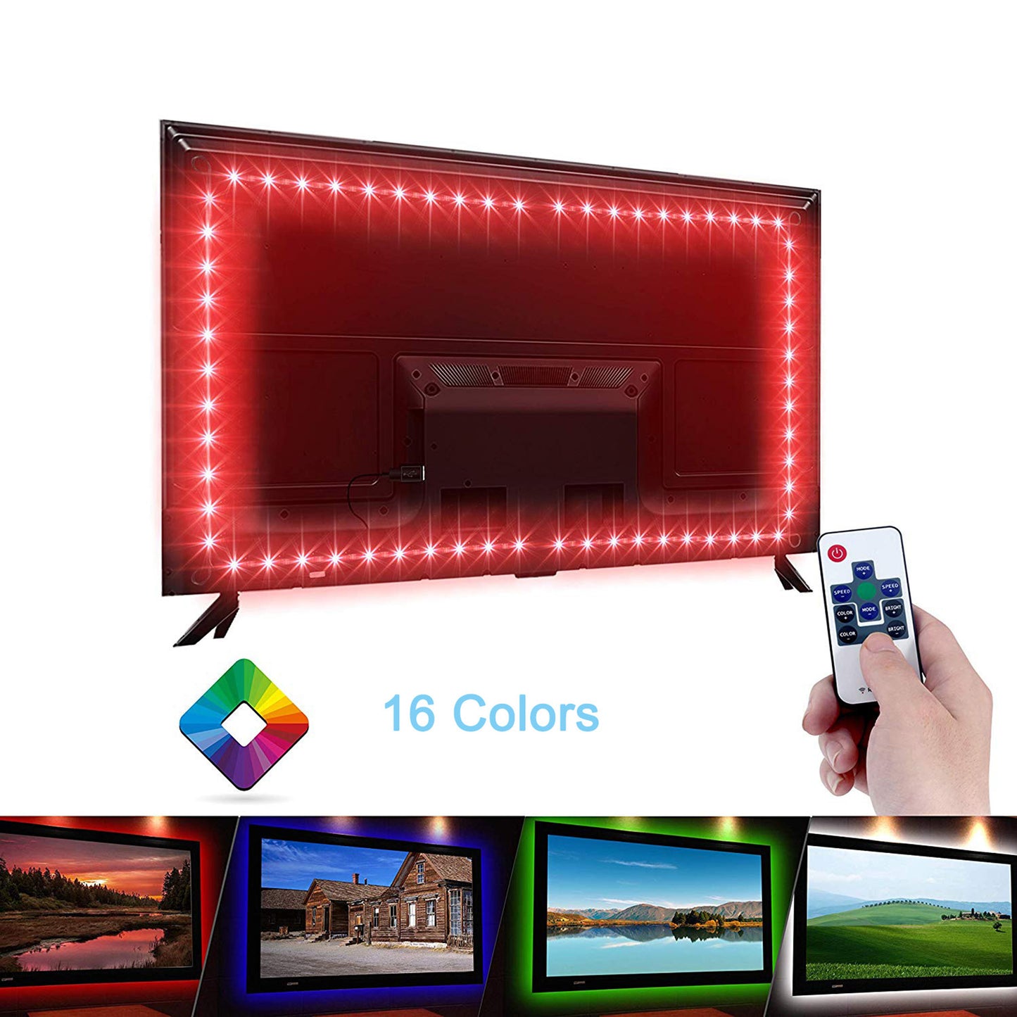 2M TV LED Strip Lights - Light52.com
