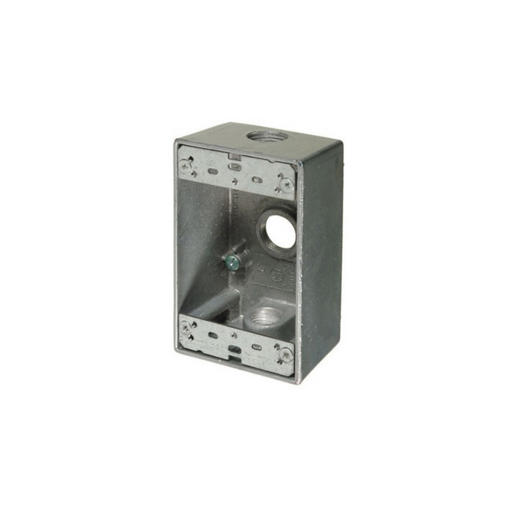 WEATHERPROOF METAL FS BOX - 3 X 1/2