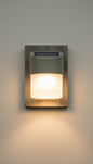 Solar Outdoor Wall Sconce with Motion Sensor