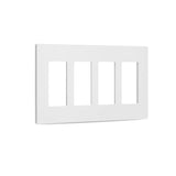 Votatec Screwless Wall Plate White/Black - Light52 - LED Lighting Electrical Suppliers