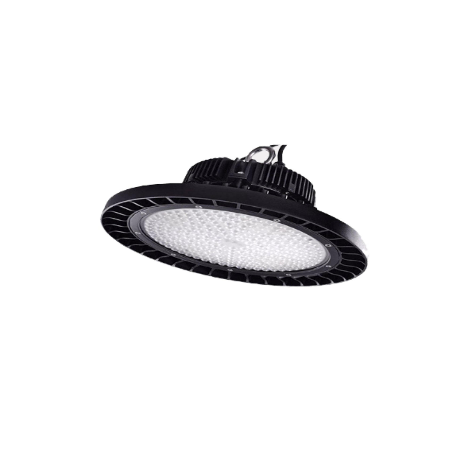 This UFO LED High Bay 150W 5K is the perfect lighting solution for high bay and low bay spaces. Its efficient LED technology produces a warm 5000K color that illuminates the space without compromising quality. This light ensures improved visibility and safety, making it perfect for a variety of commercial and industrial applications. High Bay Food Grade 150W - Light52.com