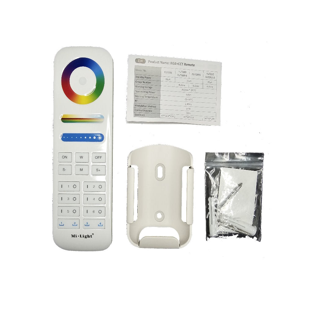 8-Zones RGB+CCT Smart Touch Remote Controller - Light52 - LED Lighting Electrical Suppliers