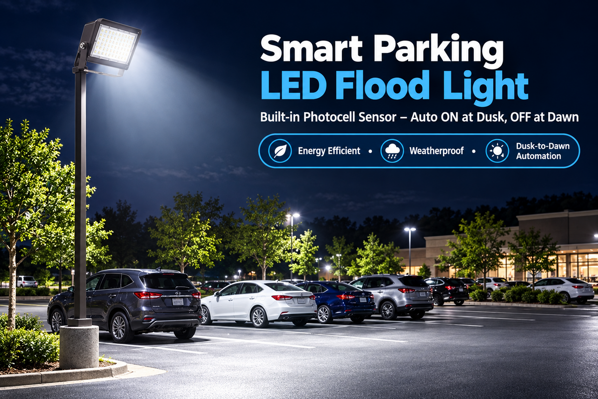 Photocell Dusk~Dawn 100W LED U Bracket - Light52