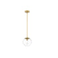 Brass gold pendant light round glass light52.com #restaurants #hotel #retail #kitchen #outlets #pendant #gifts #homedecor 