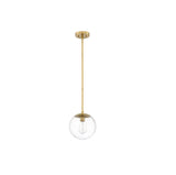Brass gold pendant light round glass light52.com #restaurants #hotel #retail #kitchen #outlets #pendant #gifts #homedecor 