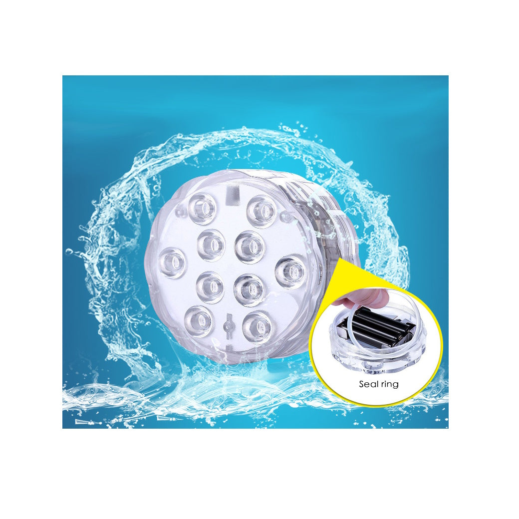 LED Submersible RGB Battery W/Remote Pool Light 2set - Light52 - LED Lighting Electrical Suppliers