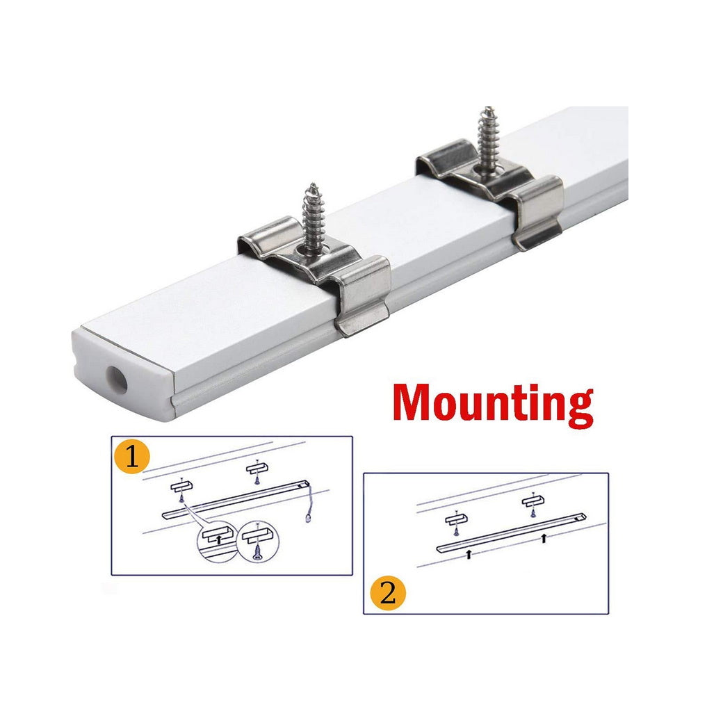 Shallow Linear Channels with diffuse covers - Light52 - LED Lighting Electrical Suppliers