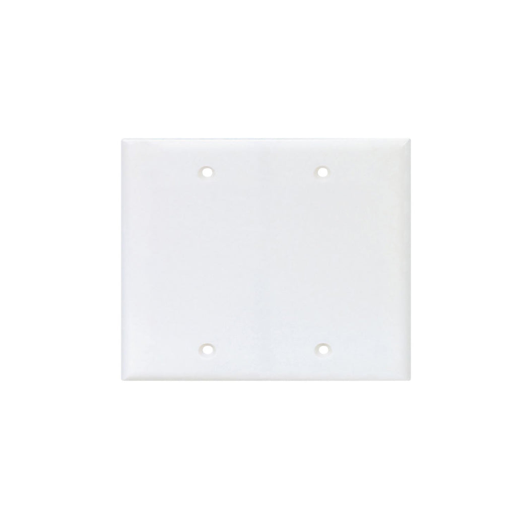 Eaton Blank Wallplate White Blank Two-Gang - Light52 - LED Lighting Electrical Suppliers