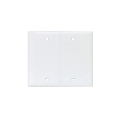 Eaton Blank Wallplate White Blank Two-Gang - Light52 - LED Lighting Electrical Suppliers