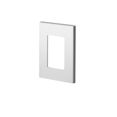 EATON Screwless Wall Plate, 1 Gang, White