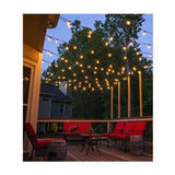 Light52 outdoor lights 25ft edison G40 Bulbs Our Light52 G40 outdoor string lights add a decorative touch to any event. Featuring 25ft of Edison-style bulbs, they brighten up your outdoor patio, garden or balcony. Choose from a range of bulb sizes, sizes and types - so you can customize your light to fit your space.