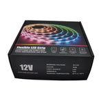 2x5Meter RGB LED Strip  W/44Key IR Remote IP20 - Light52.com"best led strip controller" "what is an rgb controller" "24 key vs 44 key" "led light strips"