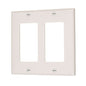 Double Decorative Plate - White - Light52.com