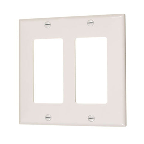 Double Decorative Plate - White - Light52.com