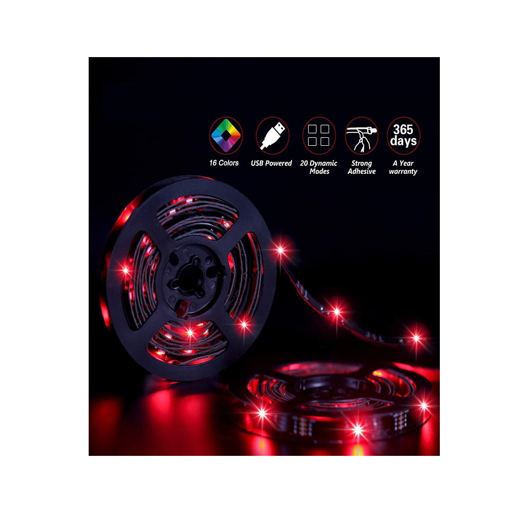 1M RGB Waterproof LED Boat TV Back Light Light52.com "led 1m" "tp-link led strip canada" "*1m led stip tv light" "120v led strip lights canada" LED Strip light boat light