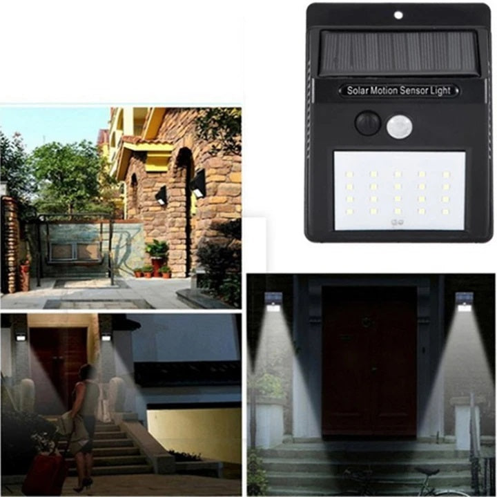 20 leds solar wall light 280Lumens - Light52.com