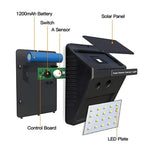 20 leds solar wall light 280Lumens - Light52.com