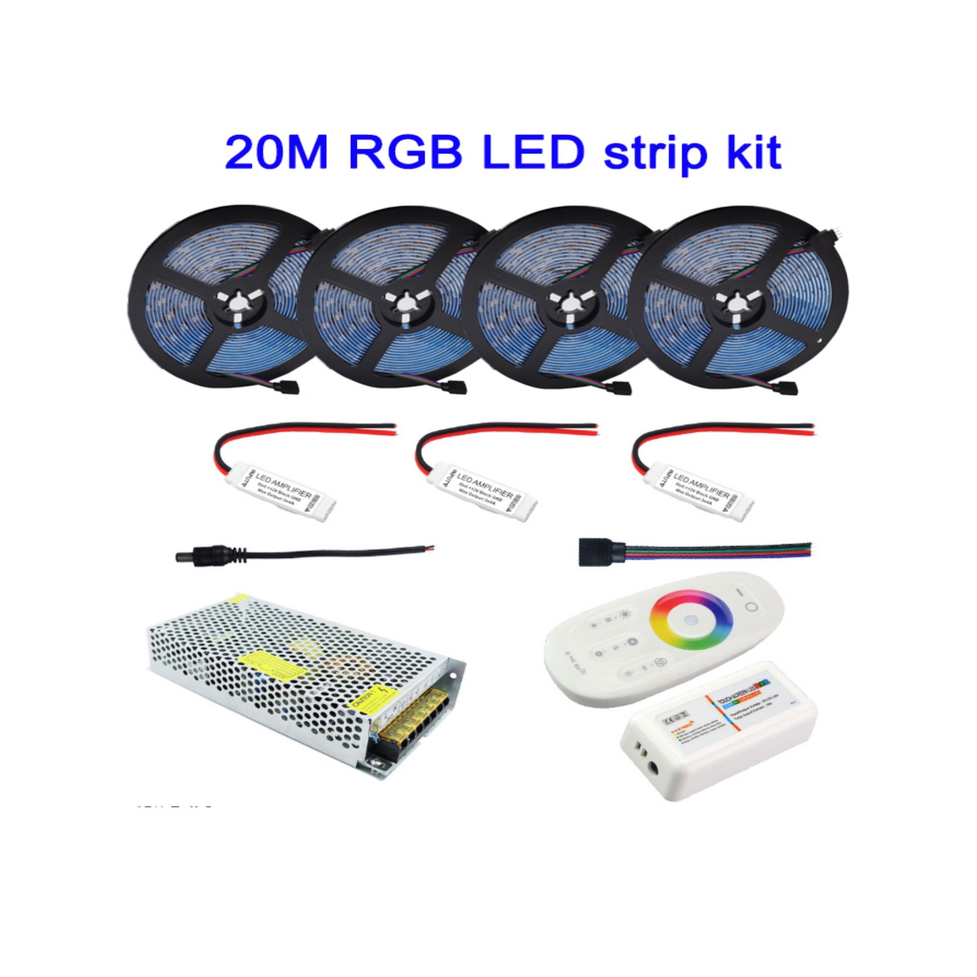 RGB LED 4x5MTR (64FT) 12V STRIP SET |LIGHT52.com - Light52.com