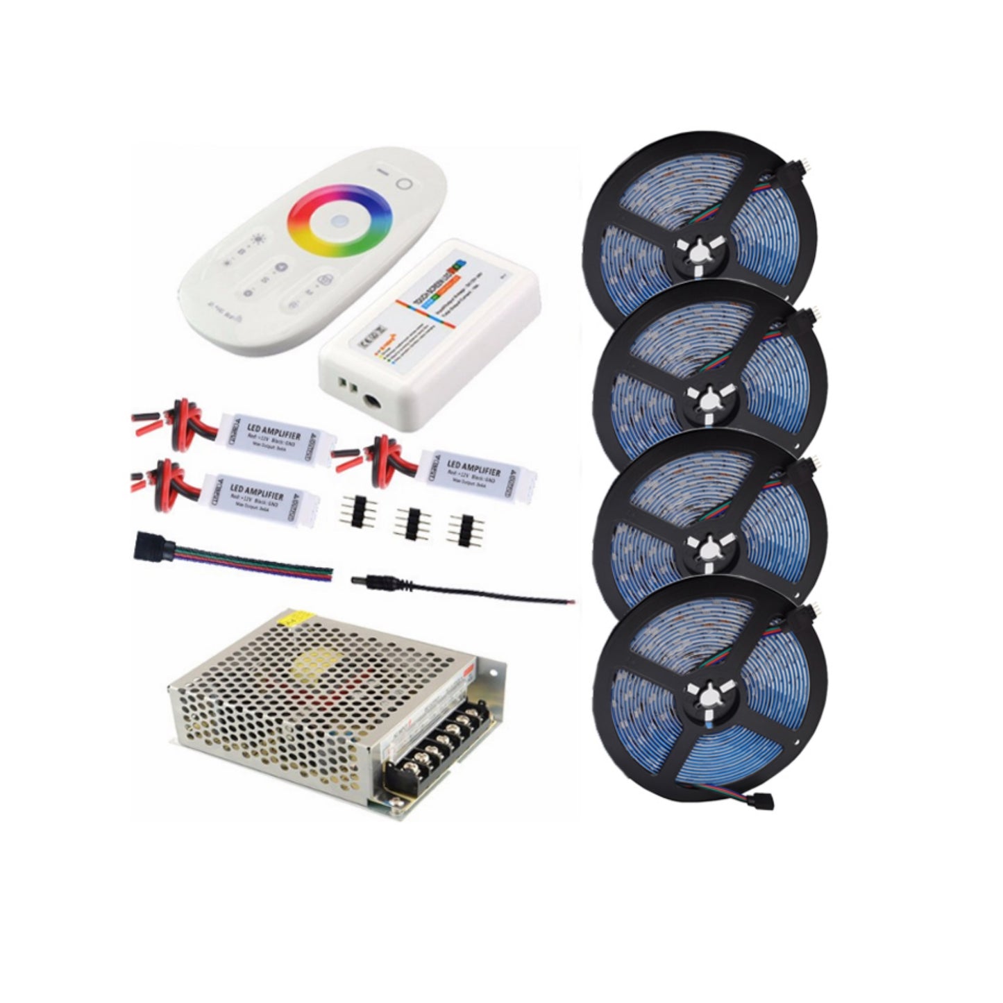 RGB LED 4x5MTR (64FT) 12V STRIP SET |LIGHT52.com - Light52.com