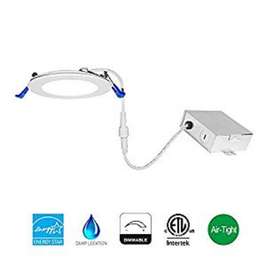 Slim LED Panel Light 4Inch 550LM Dimmable Pack of 18pcs - Light52.com