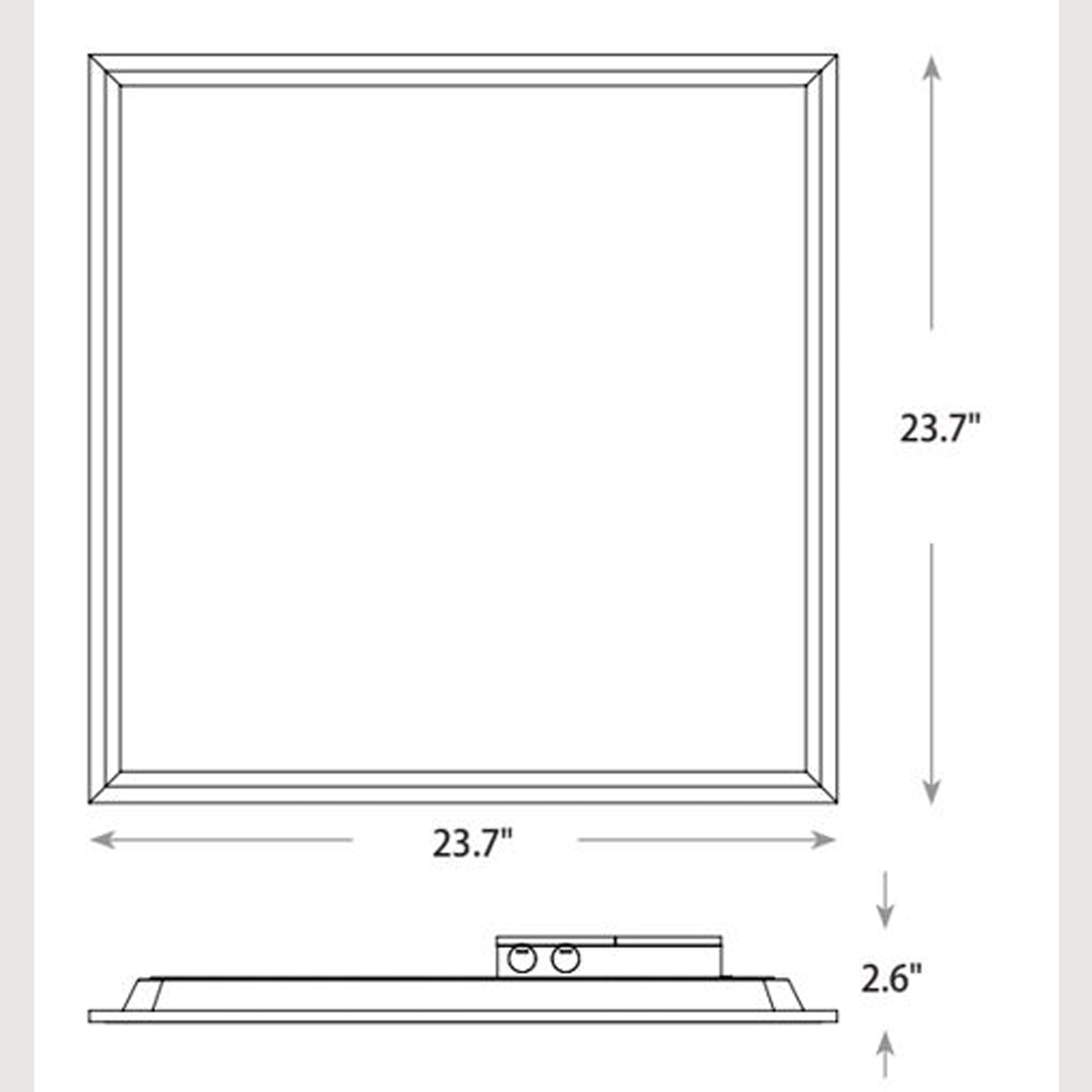 Backlit 2×2 100~277V 33~40W - Light52.com