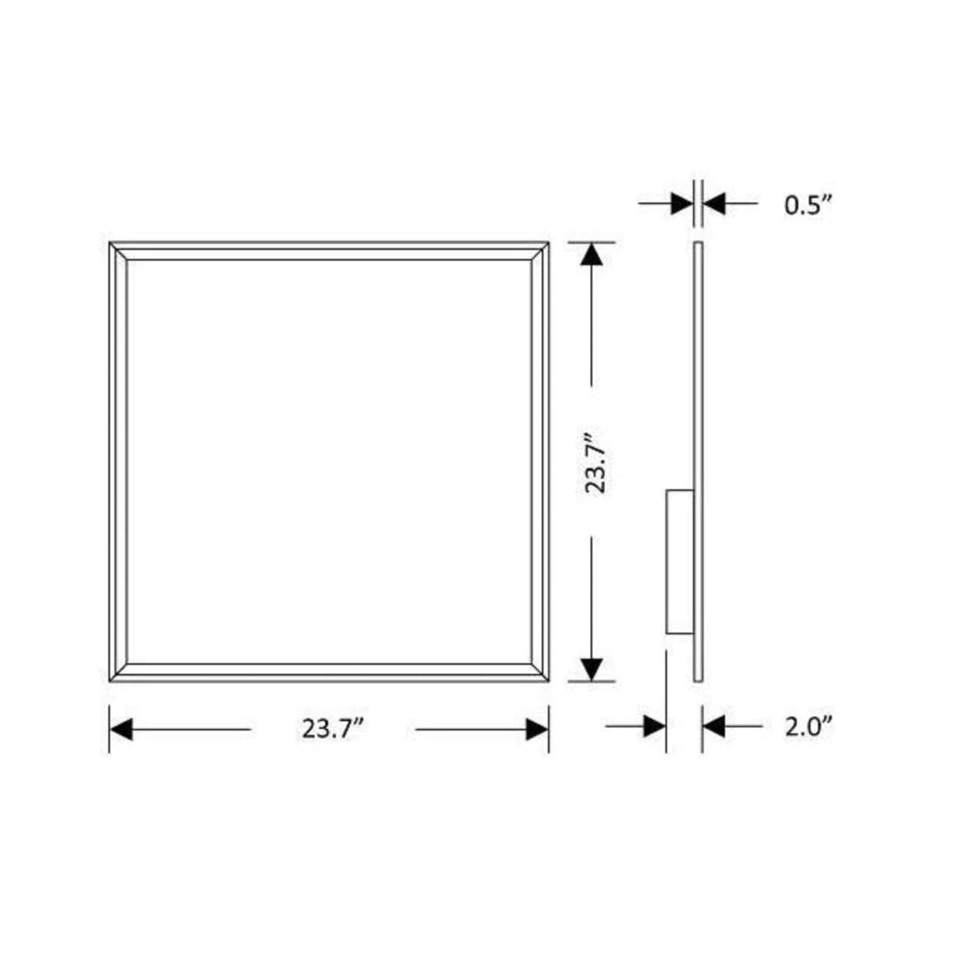 2x2 ft LED Panel Light 30W 120~347V 3750Lumens - Light52.com