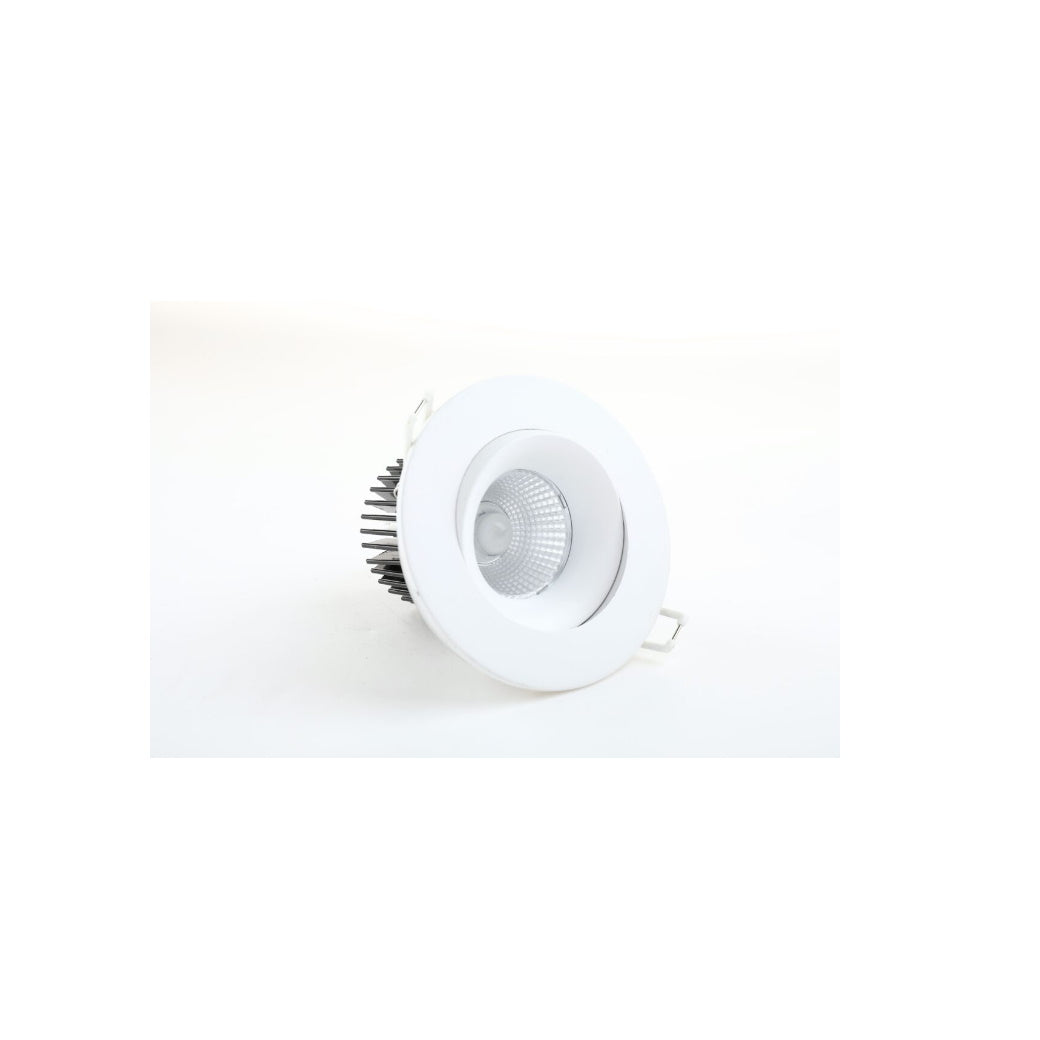 3 Inch Airtight Gimbal Recessed Light - Dimmable, 7W 560LM, 3K/4K/5K CCT Selectable, IC Rated, CETLus, Black
