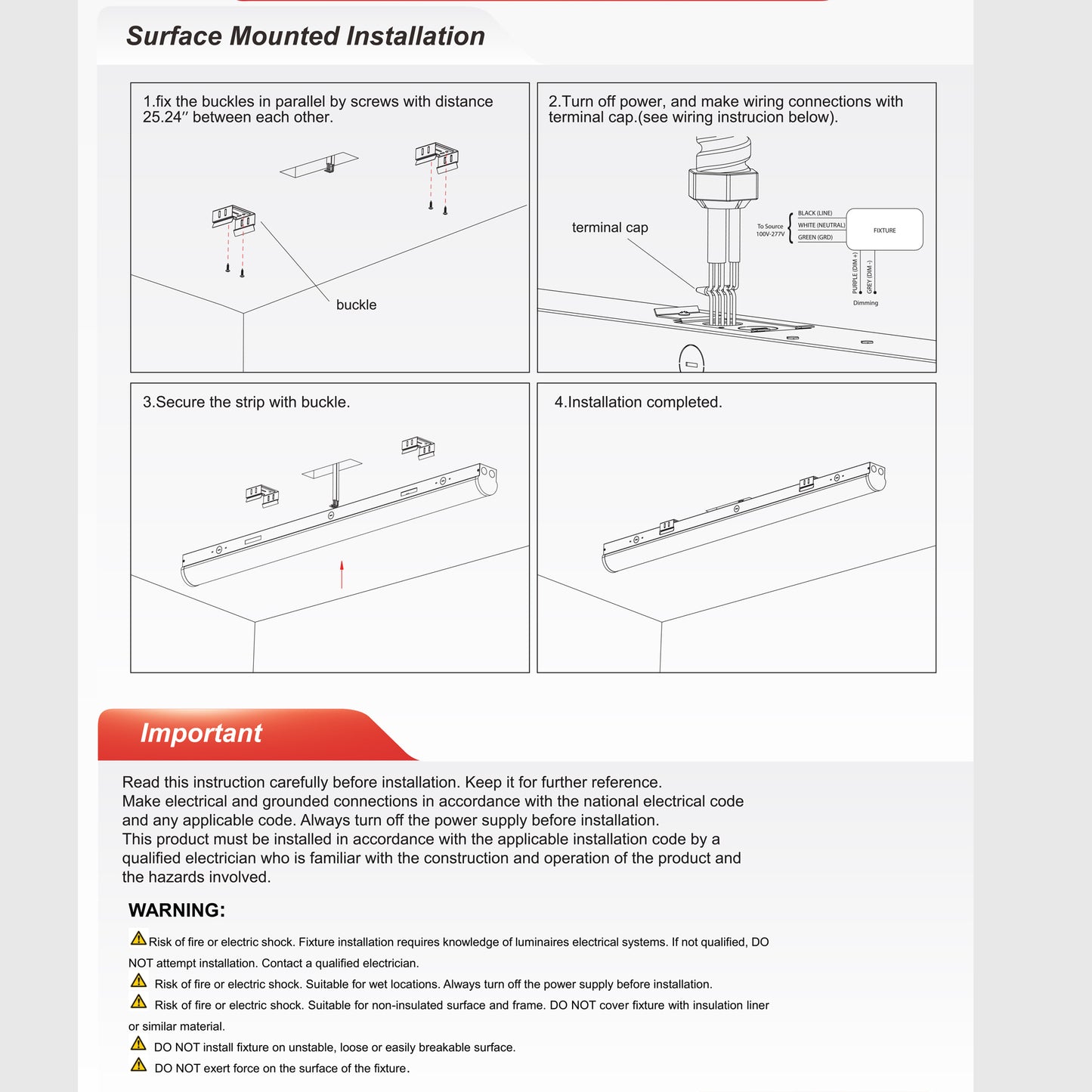 Lowbay light NX-LLS4F40W-HV - Light52.com