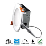 LED panel 4inch Light 550-lumen Ultra-thin Recessed - Light52.com