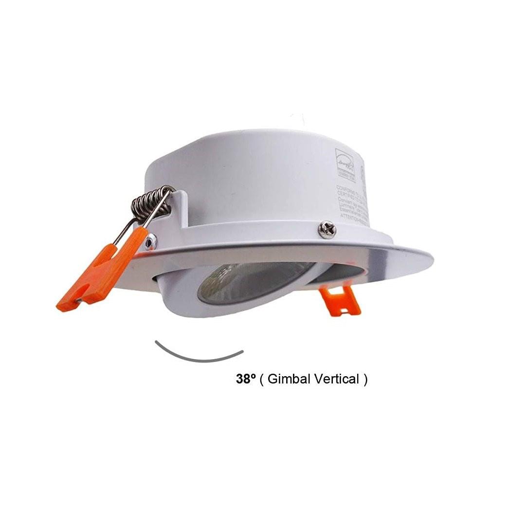 3WAY CCT Adjustable 4" AIRTIGHT GIMBAL  panel with External Driver - Light52.com