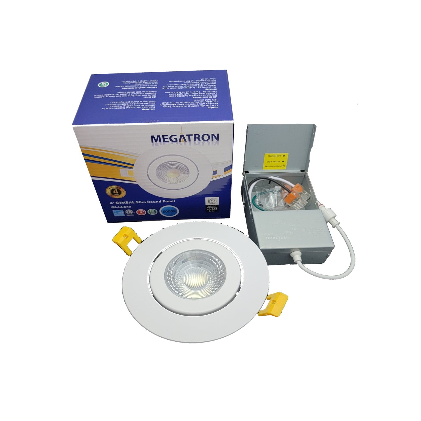 LED Gimbal Non IC 4Inch 9W 800LM Dimmable Megarton - Light52.com "Keyword" "led pot light" "pot lights bulbs" "retrofit led pot lights" "outdoor pot lights" "pot lights installation" "slim led pot lights" "costco pot lights" "4 inch pot lights"