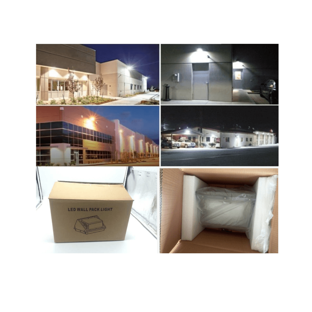 Wall Pack commercial plaza 80W exterior LED - Light52.com