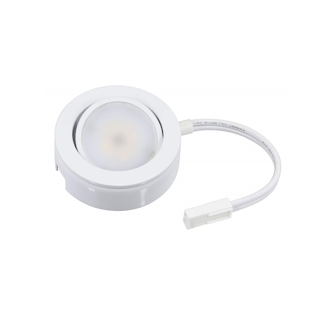 Puck Under Cabinet Light 120V 1Pack COB Light52.com "led puck lights wired" "led puck lights with remote" "led puck lights battery" "led puck lights outdoor" "recessed led puck lights" "wireless puck lights"