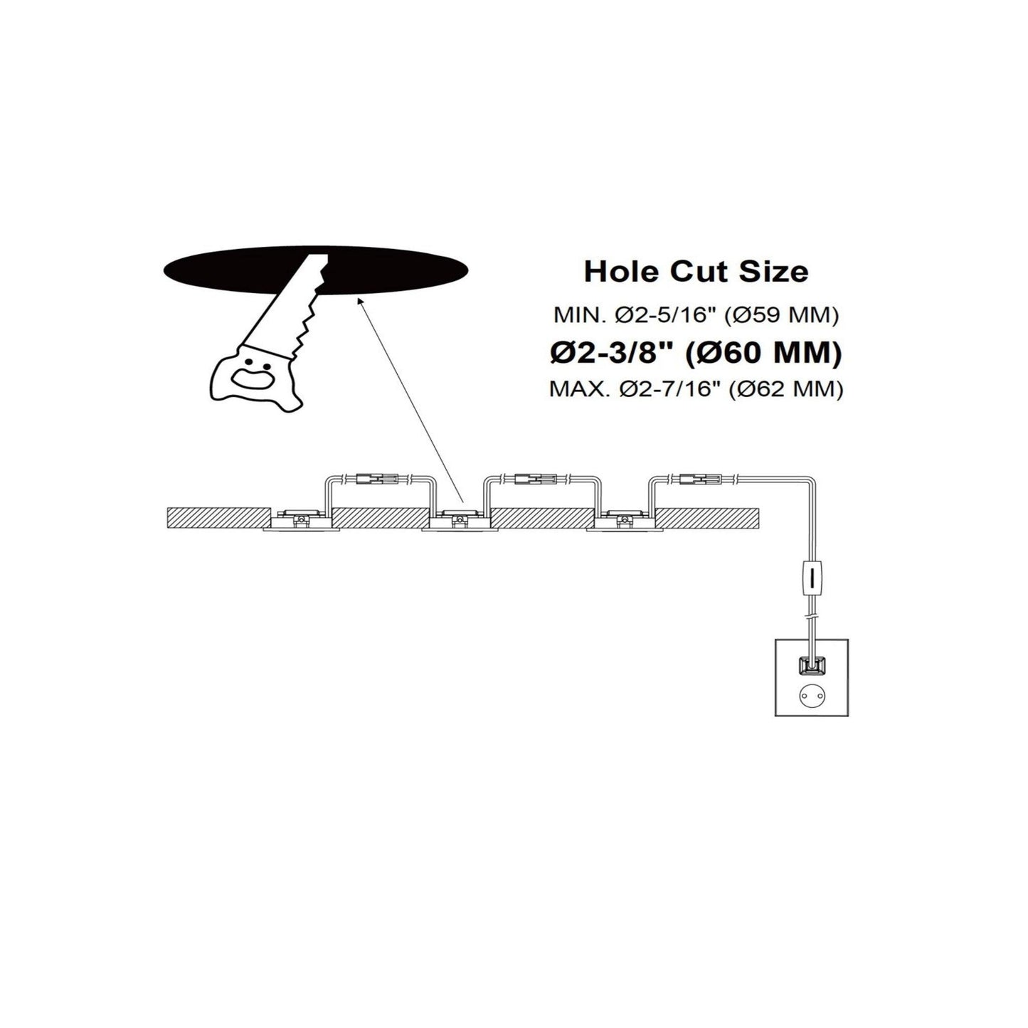 Puck Under Cabinet Light 120V 3Pack COB - Light52.com