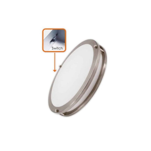 12 Inch Slim 2Ring Flush Mount 3Way CCT - Light52 - LED Lighting Electrical Suppliers