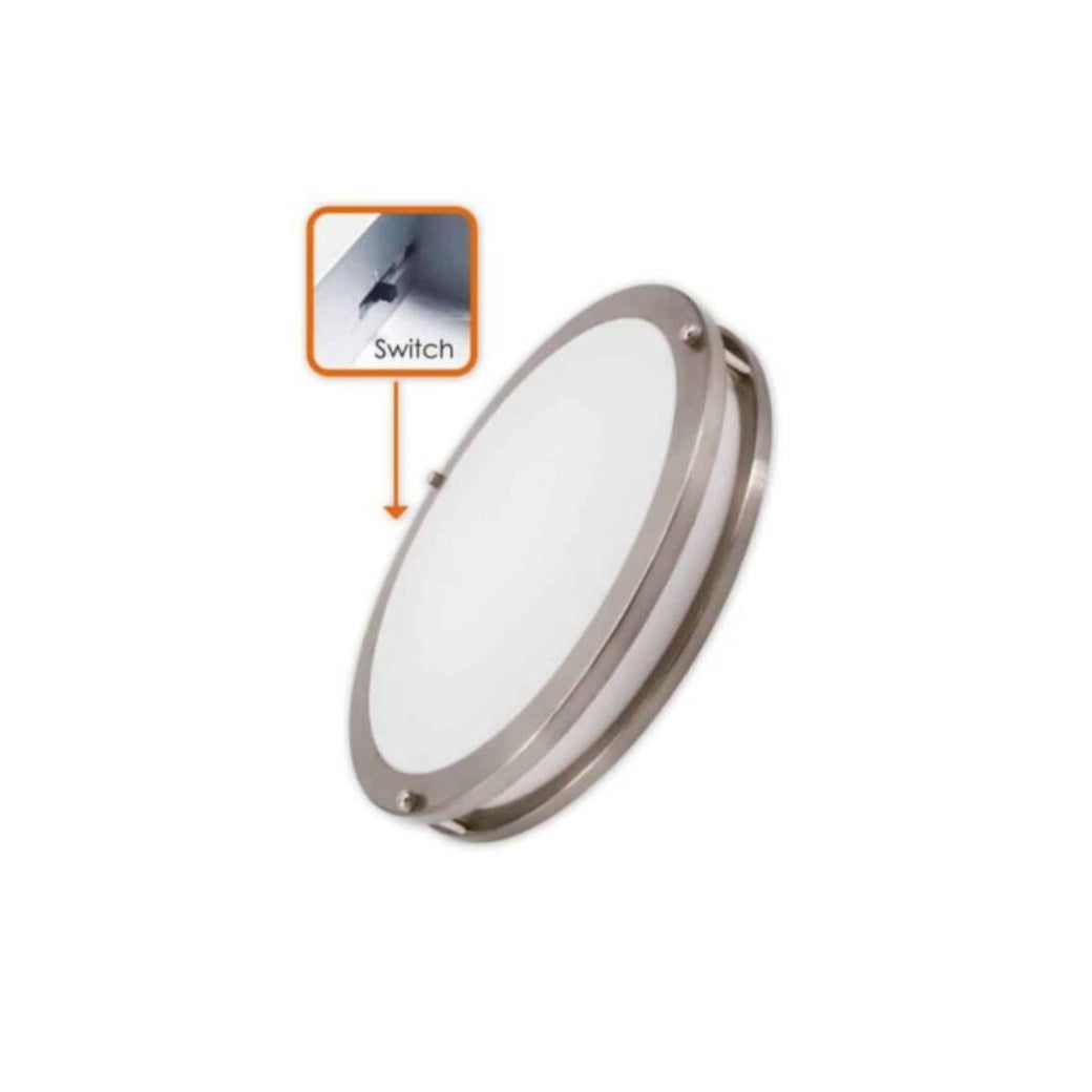 15 Inch Slim 2Ring Flush Mount 3Way CCT - Light52 - LED Lighting Electrical Suppliers