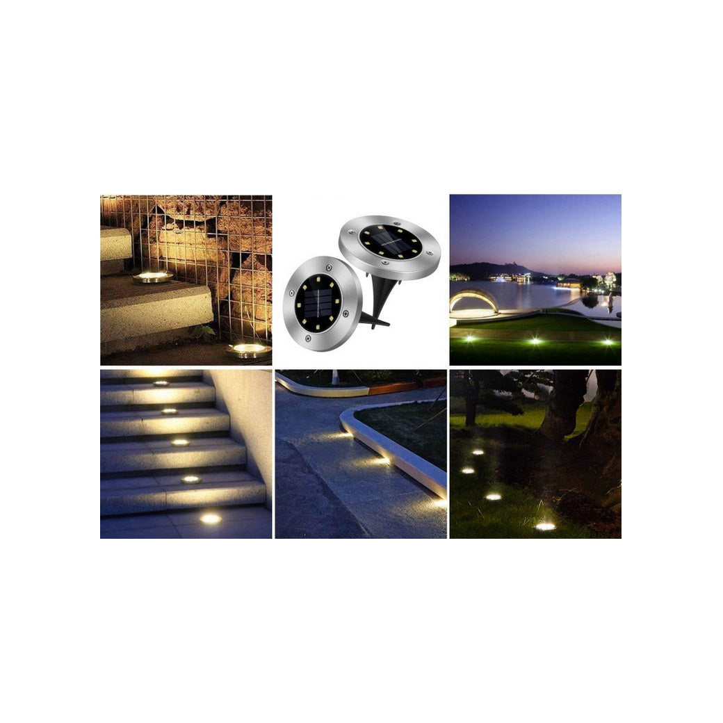 20 LED Solar Ground Light set of 4 - Light52.com