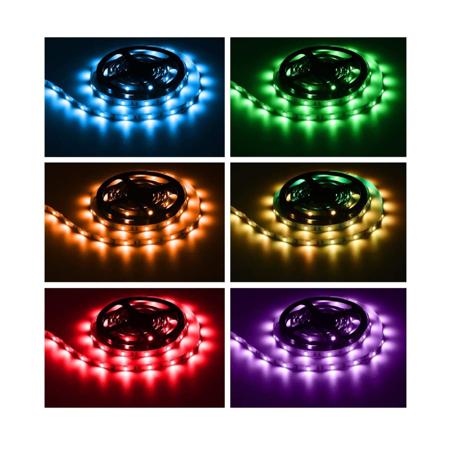 2x5Meter RGB LED Strip  W/44Key IR Remote IP65 - Light52.com