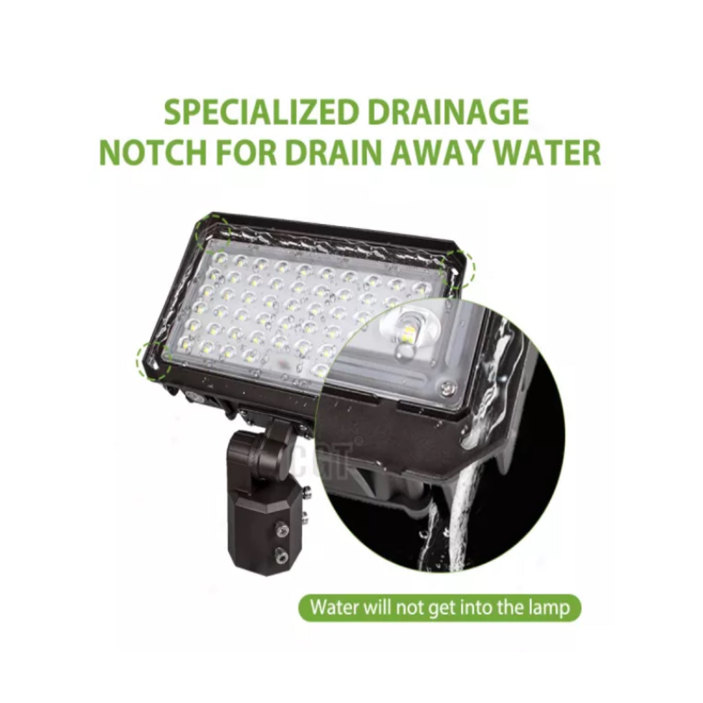 Flood Light Slip Mount Photocell Dusk~Dawn 100W LED - Light52.com