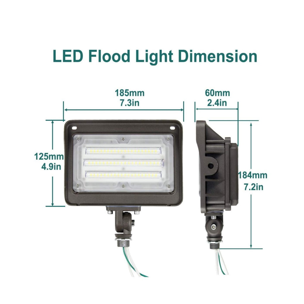 Flood Light Photocell Dusk~Dawn 50W LED Light52.com "wall pack lighting" "wall pack led" "wall pack vs flood light" "mini led wall pack" "led wall pack 400w equivalent" "commercial led wall pack" "led wall pack downlight" "led wall pack amazon"