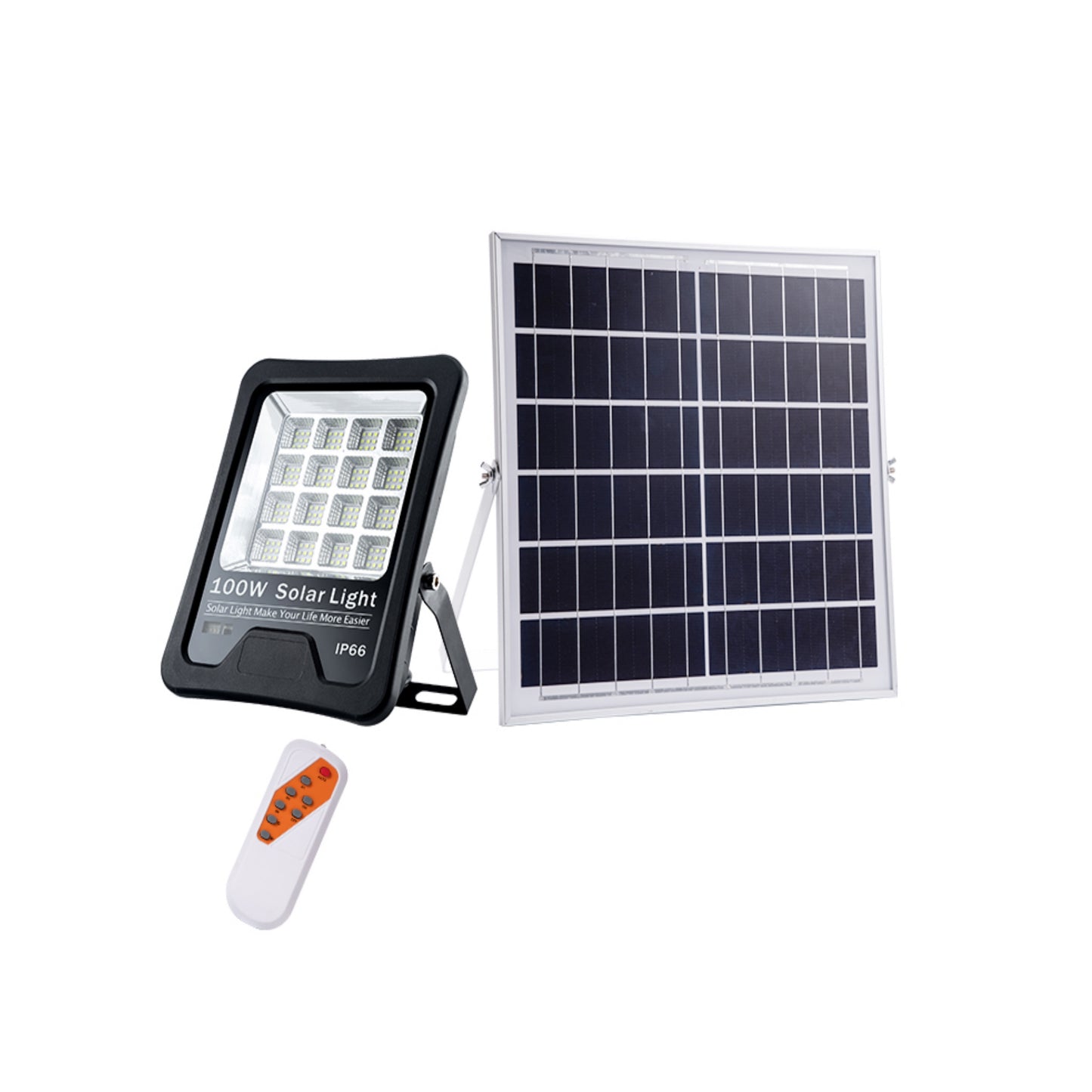 Solar Flood Light 100W with Remote - Light52.com high lumens solar outdoor motion sensor super bright led easy installation remote security solar light best flood and easy installation